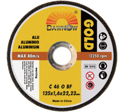 dawn abrasives aluminium cutting disc 125-1.6