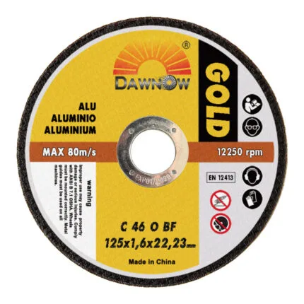 dawn abrasives aluminium cutting disc 125-1.6