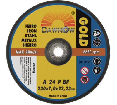 dawn abrasives gold steel grinding wheel