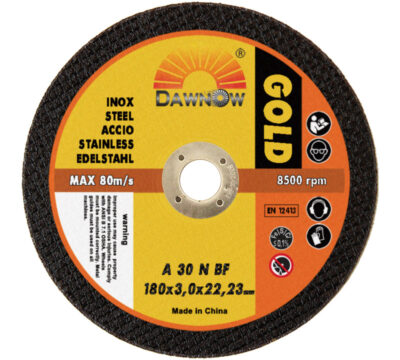 dawn abrasives gold stainless steel cutting disc