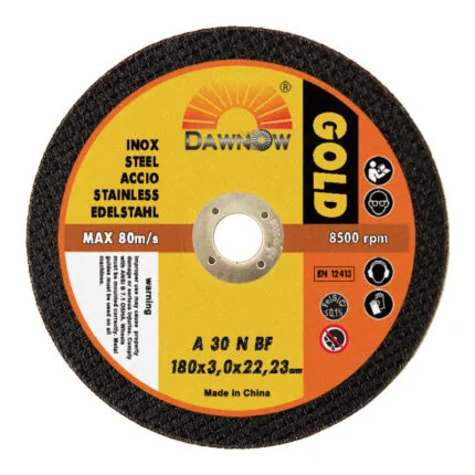 dawn abrasives gold stainless steel cutting disc
