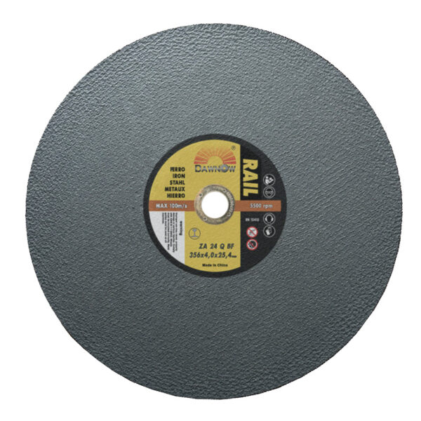 dawn abrasives railway cutting wheels 356x4x25.4 ZA 24Q