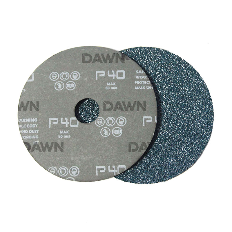 dawn abrasives zirconium fiber disc 100 P40 dawn abrasive zirconium fiber disc
