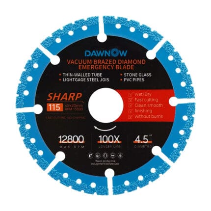 dawnabrasives brazed diamond cutting disc 115