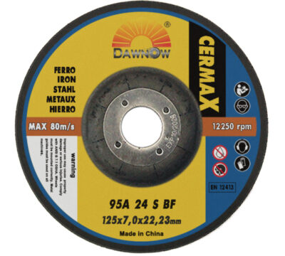 dawn abrasives ceramic grin grinding disc 125x7x22