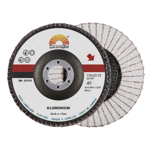 dawn abrasives anti-clogging flap disc for aluminium1