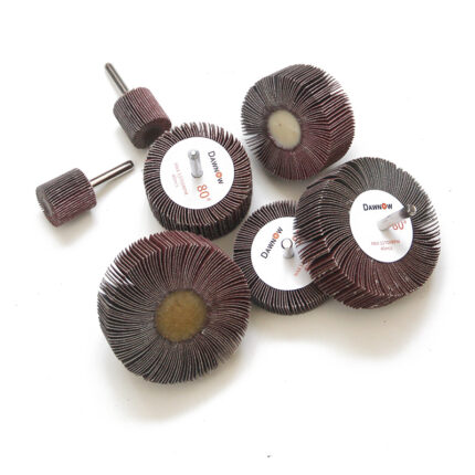 dawn abrasives flap wheels with 6mm shank